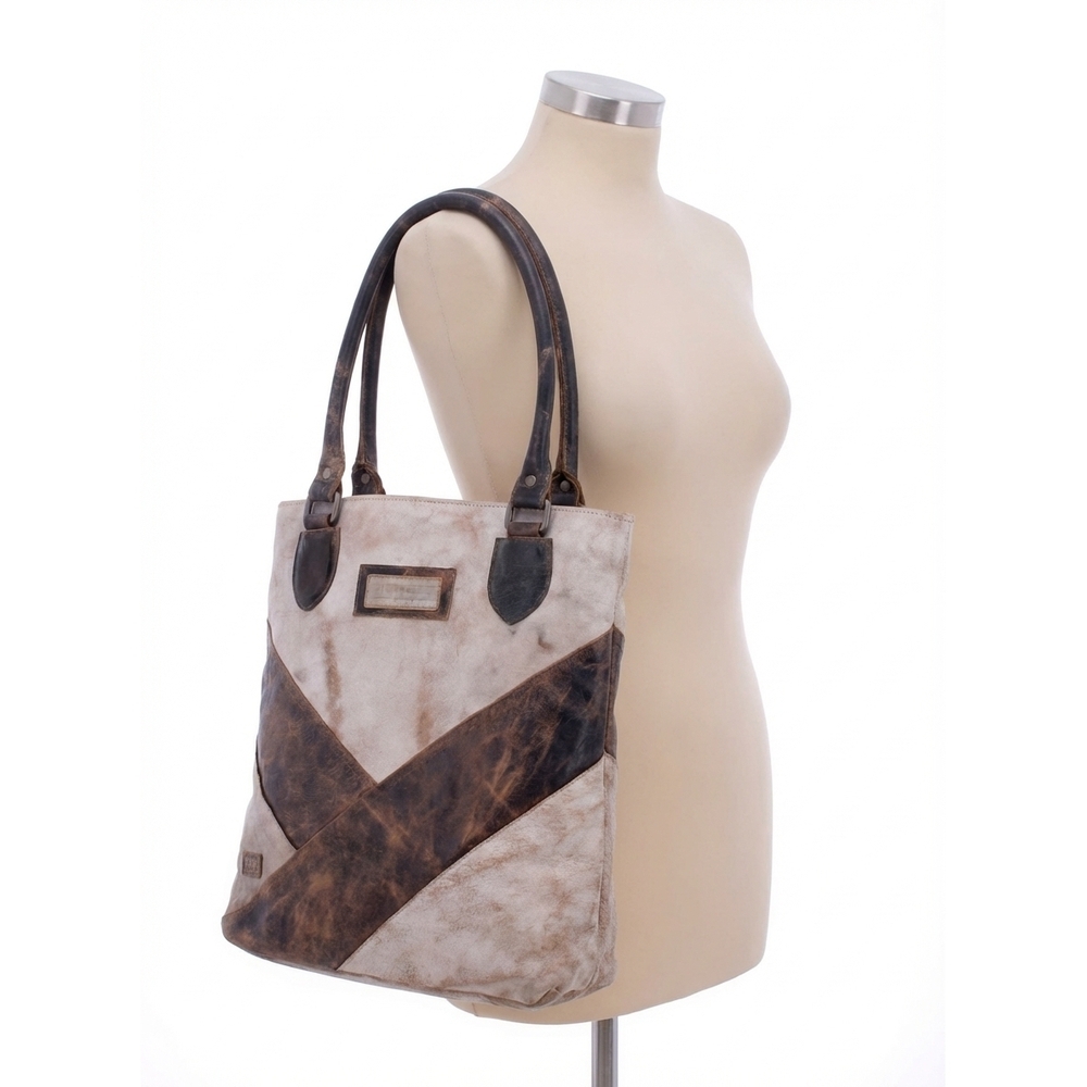 NEW BEDSTU italic tote bag in nectar lux black lux